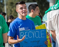 Students contribute much to UC Merced's culture of sustainability.