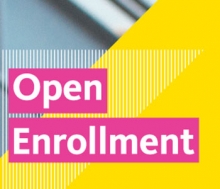 Graphic art for UC's Open Enrollment.