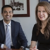 Ehsan Choudhry and Kristen Wanderlich, UC Merced's new faculty liaisons 