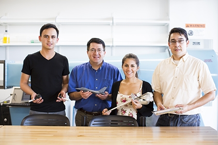 A 3-D printer and laser cutting in the School of Engineering are used in the instructional labs and help with faculty members' research efforts. 