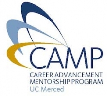Logo for UC Merced's Career Advancement Mentorship Program (CAMP)