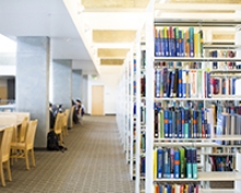 Books in the UC Merced Library suffered no damage after a recent water leak due to the book stacks' location.
