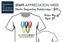 Pre-order a 2016 Staff Appreciation Week T-shirts for $15 until April 29.